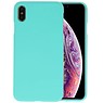 BAOHU BackCover Hoesje Color Telefoonhoesje iPhone XS Max - Turquoise
