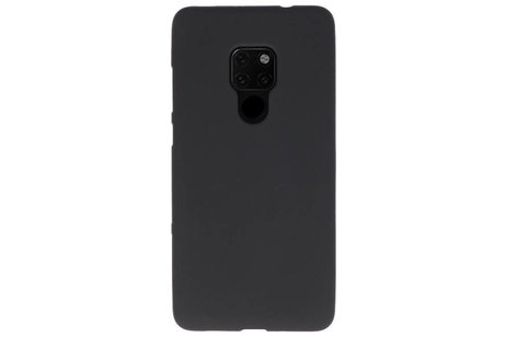 BAOHU Hoesje Geschikt voor de Huawei Mate 20 - Backcover Color Telefoonhoesje - Zwart