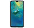 BackCover Hoesje Color Telefoonhoesje voor Huawei Mate 20 - Zwart