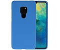 BAOHU Hoesje Geschikt voor de Huawei Mate 20 - Backcover Color Telefoonhoesje - Navy