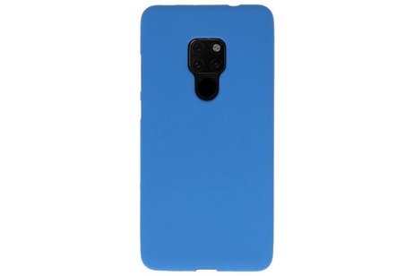 BAOHU Hoesje Geschikt voor de Huawei Mate 20 - Backcover Color Telefoonhoesje - Navy