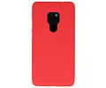 BAOHU Hoesje Geschikt voor de Huawei Mate 20 - Backcover Color Telefoonhoesje - Rood