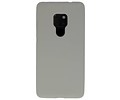 BAOHU Hoesje Geschikt voor de Huawei Mate 20 - Backcover Color Telefoonhoesje - Grijs