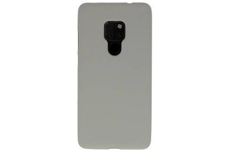 BAOHU Hoesje Geschikt voor de Huawei Mate 20 - Backcover Color Telefoonhoesje - Grijs