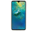 BAOHU Hoesje Geschikt voor de Huawei Mate 20 - Backcover Color Telefoonhoesje - Grijs