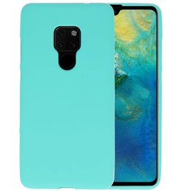 BAOHU BackCover Hoesje Color Telefoonhoesje Huawei Mate 20 - Turquoise
