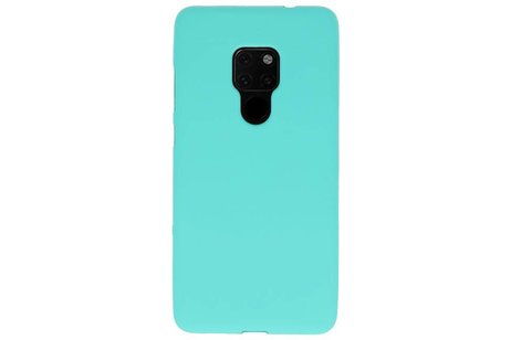 BackCover Hoesje Color Telefoonhoesje voor Huawei Mate 20 - Turquoise