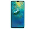 BAOHU Hoesje Geschikt voor de Huawei Mate 20 - Backcover Color Telefoonhoesje - Turquoise