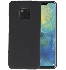 BAOHU BackCover Hoesje Color Telefoonhoesje Huawei Mate 20 Pro - Zwart