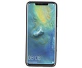 BAOHU Hoesje Geschikt voor de Huawei Mate 20 Pro - Backcover Color Telefoonhoesje - Zwart