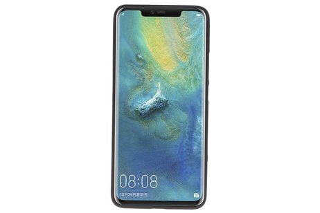 BackCover Hoesje Color Telefoonhoesje voor Huawei Mate 20 Pro - Zwart