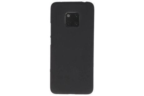 BackCover Hoesje Color Telefoonhoesje voor Huawei Mate 20 Pro - Zwart