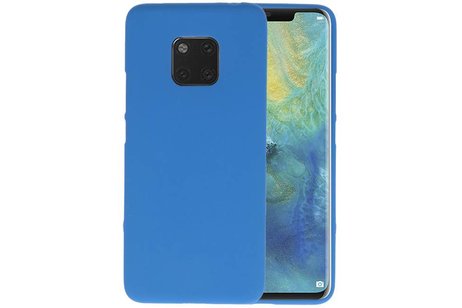 BackCover Hoesje Color Telefoonhoesje voor Huawei Mate 20 Pro - Navy