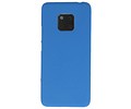 BackCover Hoesje Color Telefoonhoesje voor Huawei Mate 20 Pro - Navy