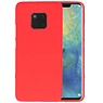 BackCover Hoesje Color Telefoonhoesje Huawei Mate 20 Pro - Rood