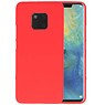BAOHU BackCover Hoesje Color Telefoonhoesje Huawei Mate 20 Pro - Rood