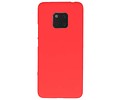 BackCover Hoesje Color Telefoonhoesje voor Huawei Mate 20 Pro - Rood