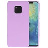 BAOHU BackCover Hoesje Color Telefoonhoesje Huawei Mate 20 Pro - Paars