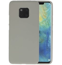 BAOHU BackCover Hoesje Color Telefoonhoesje Huawei Mate 20 Pro - Grijs