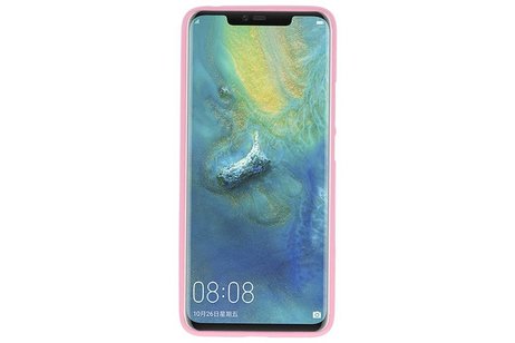 BackCover Hoesje Color Telefoonhoesje voor Huawei Mate 20 Pro -  Roze