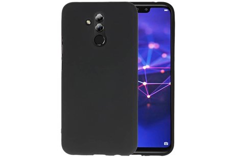 BackCover Hoesje Color Telefoonhoesje voor Huawei Mate 20 Lite - Zwart