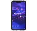 BAOHU Hoesje Geschikt voor de Huawei Mate 20 Lite - Backcover Color Telefoonhoesje - Zwart