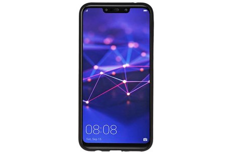 BackCover Hoesje Color Telefoonhoesje voor Huawei Mate 20 Lite - Zwart