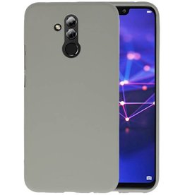 BAOHU BackCover Hoesje Color Telefoonhoesje Huawei Mate 20 Lite - Grijs