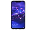 BAOHU Hoesje Geschikt voor de Huawei Mate 20 Lite - Backcover Color Telefoonhoesje - Grijs