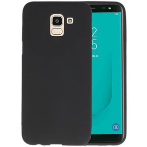 BackCover Hoesje Color Telefoonhoesje voor Samsung Galaxy J6 - Zwart