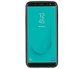 BAOHU Hoesje Geschikt voor de Samsung Galaxy J6 - Backcover Color Telefoonhoesje - Zwart