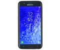 BAOHU Hoesje Geschikt voor de Samsung Galaxy J7 2018 - Backcover Color Telefoonhoesje - Zwart