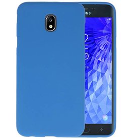 BAOHU BackCover Hoesje Color Telefoonhoesje Samsung Galaxy J7 2018 - Navy