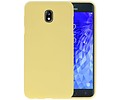 BackCover Hoesje Color Telefoonhoesje voor Samsung Galaxy J7 2018 - Geel