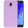 BackCover Hoesje Color Telefoonhoesje Samsung Galaxy J7 2018 - Paars