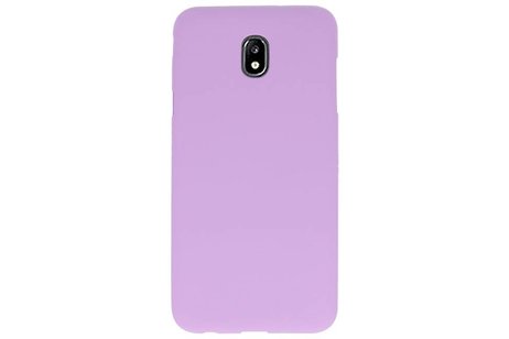 BackCover Hoesje Color Telefoonhoesje voor Samsung Galaxy J7 2018 - Paars