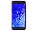 BackCover Hoesje Color Telefoonhoesje voor Samsung Galaxy J7 2018 - Paars