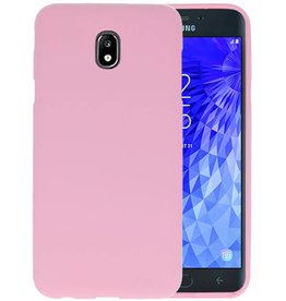 BAOHU BackCover Hoesje Color Telefoonhoesje Samsung Galaxy J7 2018 - Roze
