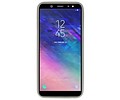 BAOHU Hoesje Geschikt voor de Samsung Galaxy A6 2018 - Backcover Color Telefoonhoesje - Grijs