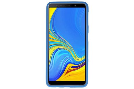 BackCover Hoesje Color Telefoonhoesje voor Samsung Galaxy A7 2018 - Navy