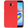 BAOHU BackCover Hoesje Color Telefoonhoesje Samsung Galaxy J6 Plus - Rood