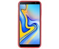 BackCover Hoesje Color Telefoonhoesje voor Samsung Galaxy J6 Plus - Rood