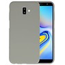 BAOHU BackCover Hoesje Color Telefoonhoesje Samsung Galaxy J6 Plus - Grijs