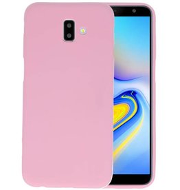 BAOHU BackCover Hoesje Color Telefoonhoesje Samsung Galaxy J6 Plus - Roze