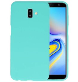 BAOHU BackCover Hoesje Color Telefoonhoesje Samsung Galaxy J6 Plus - Turquoise