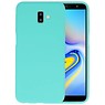BAOHU BackCover Hoesje Color Telefoonhoesje Samsung Galaxy J6 Plus - Turquoise