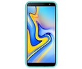 BAOHU Hoesje Geschikt voor de Samsung Galaxy J6 Plus - Backcover Color Telefoonhoesje - Turquoise