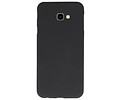 BAOHU Hoesje Geschikt voor de Samsung Galaxy J4 Plus - Backcover Color Telefoonhoesje - Zwart