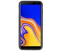 BAOHU Hoesje Geschikt voor de Samsung Galaxy J4 Plus - Backcover Color Telefoonhoesje - Zwart