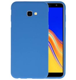 BAOHU BackCover Hoesje Color Telefoonhoesje Samsung Galaxy J4 Plus - Navy